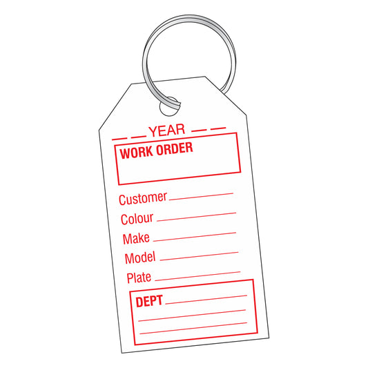 Work Order Key Tags